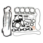 Premium aftermarket 4JB1 engine overhaul gasket kit and full head gasket set for Bobcat 843 853 1213 skid steer loader